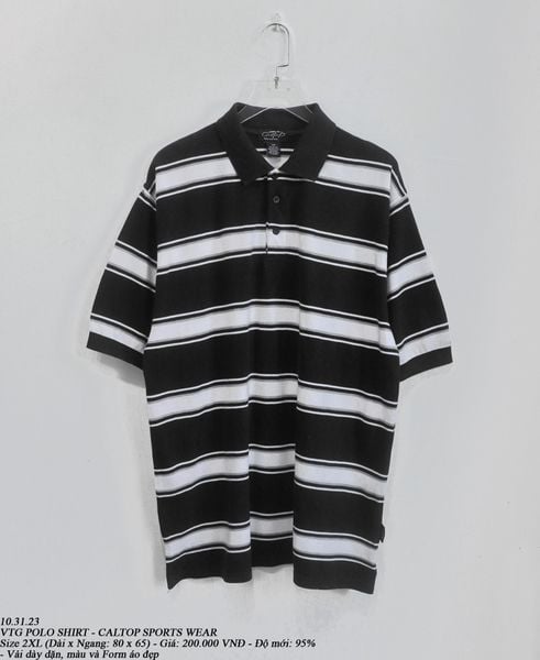  10.31.23 - VTG POLO SHIRT - CALTOP SPORTS WEAR 