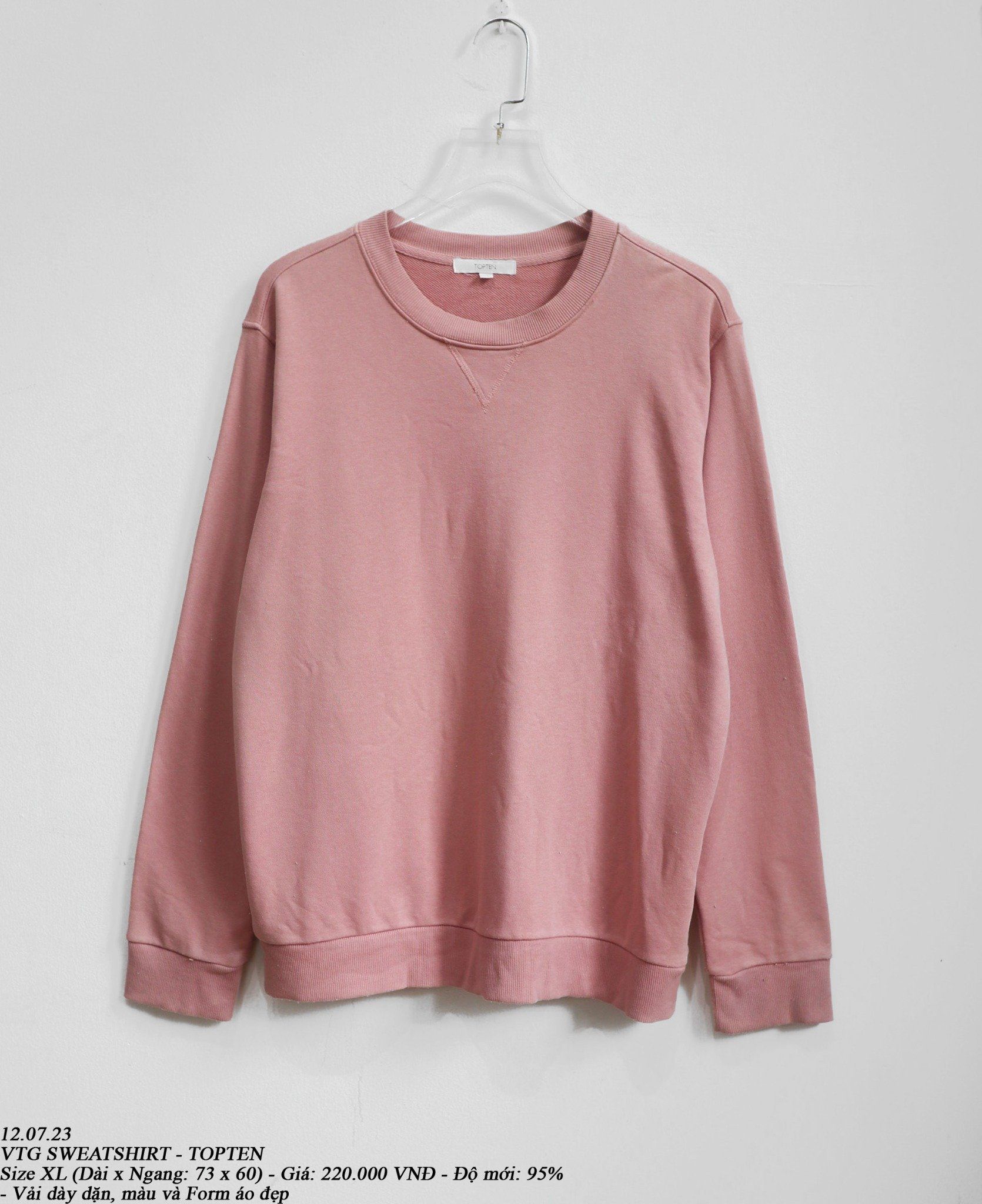  12.07.23 - VTG SWEATSHIRT - TOPTEN 