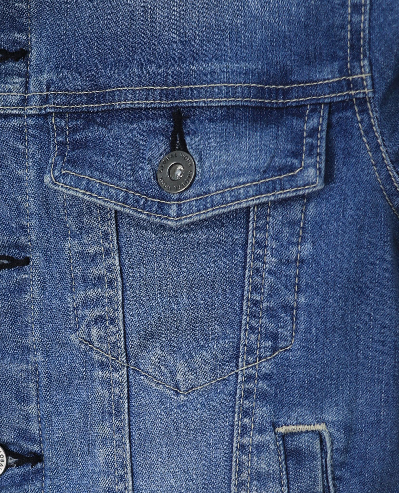  10.17.23 - VTG CROPPED DENIM JACKET - GLOBAL WORK 