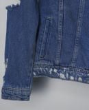  10.17.23 - VTG CROPPED DENIM JACKET - FOREVER21 