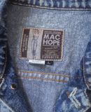  05.13.24 - VTG BOXY CROPPED DENIM JACKET - MAC HOPE 90s 