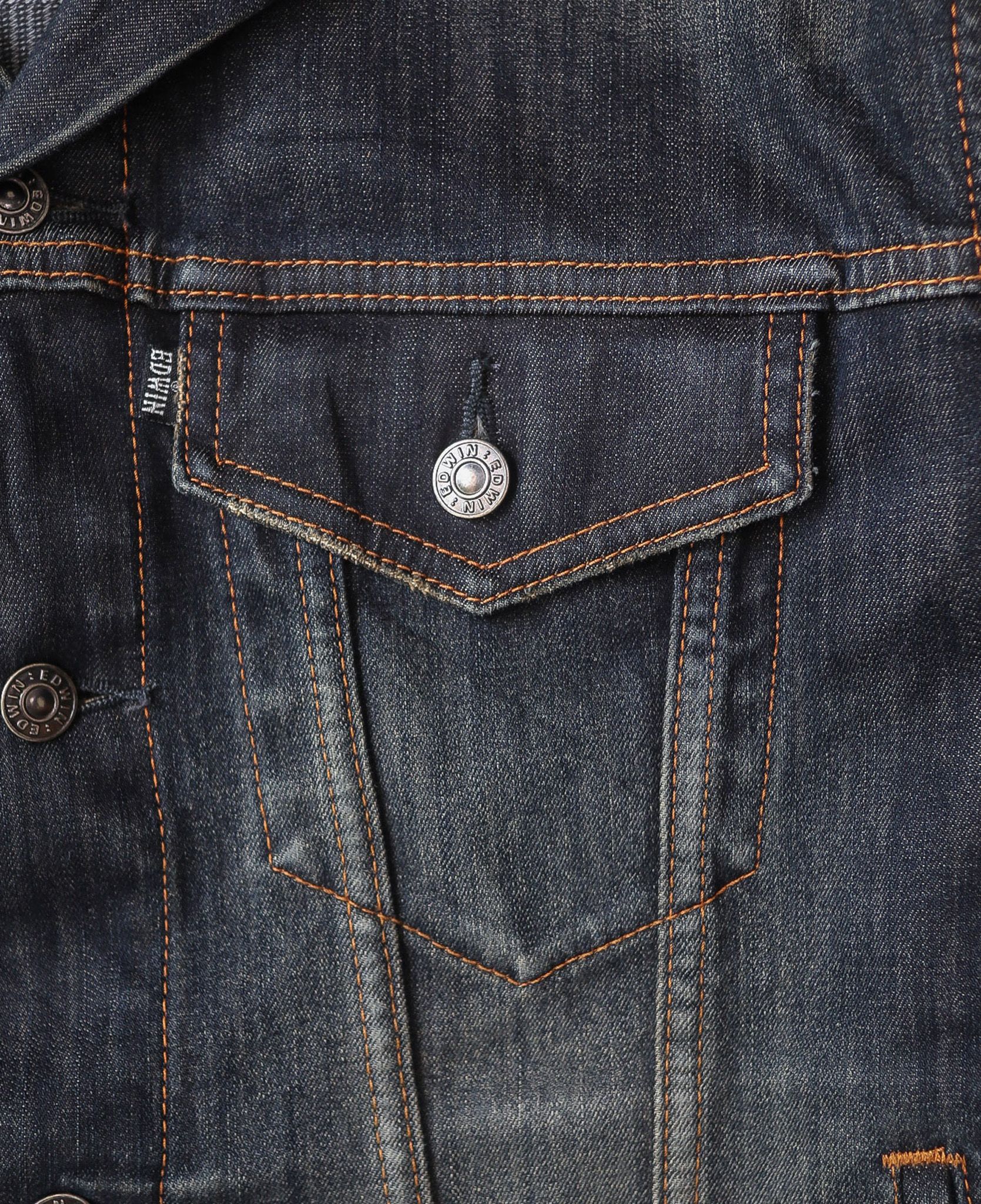  05.13.24 - VTG DENIM JACKET - EDWIN WILD FIRE 
