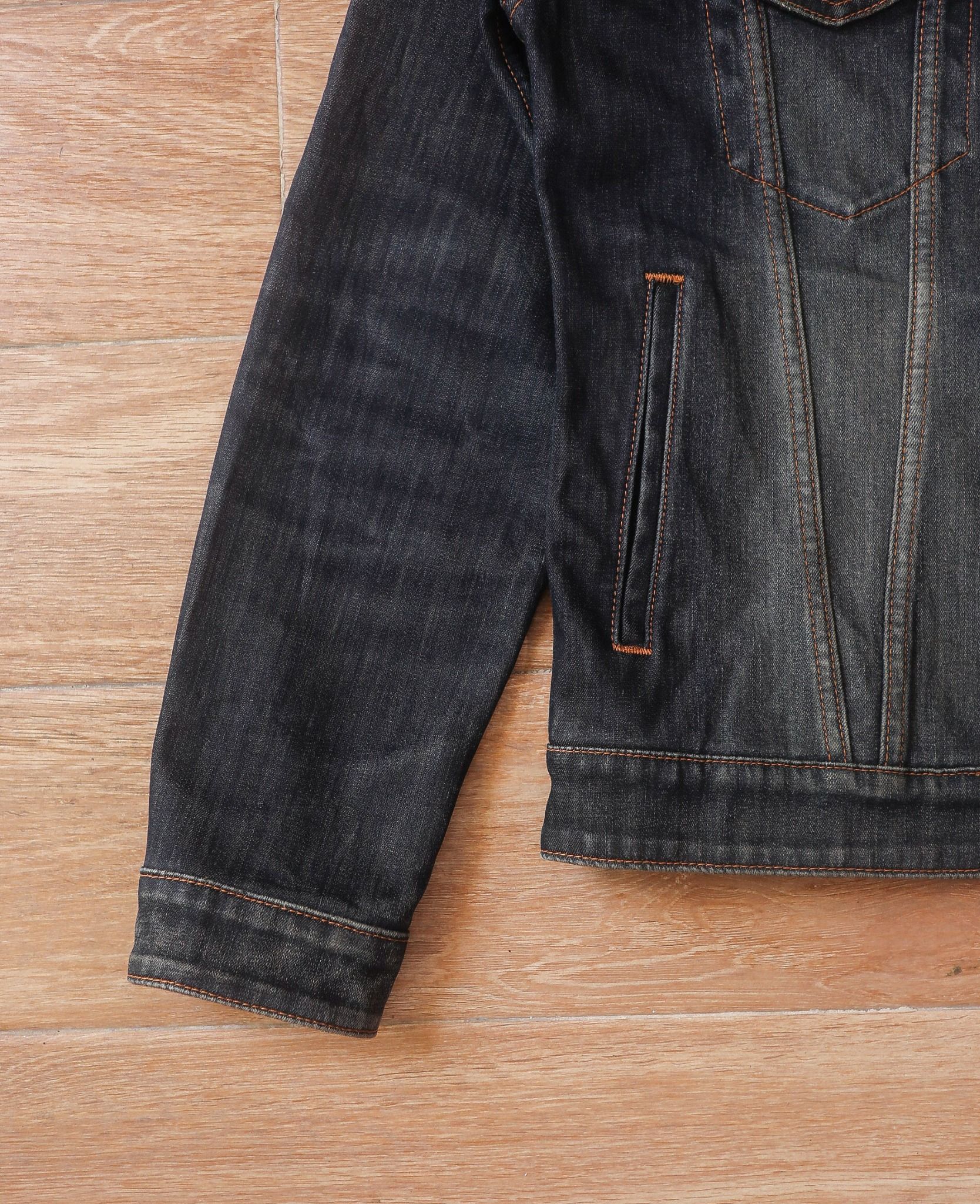  05.13.24 - VTG DENIM JACKET - EDWIN WILD FIRE 