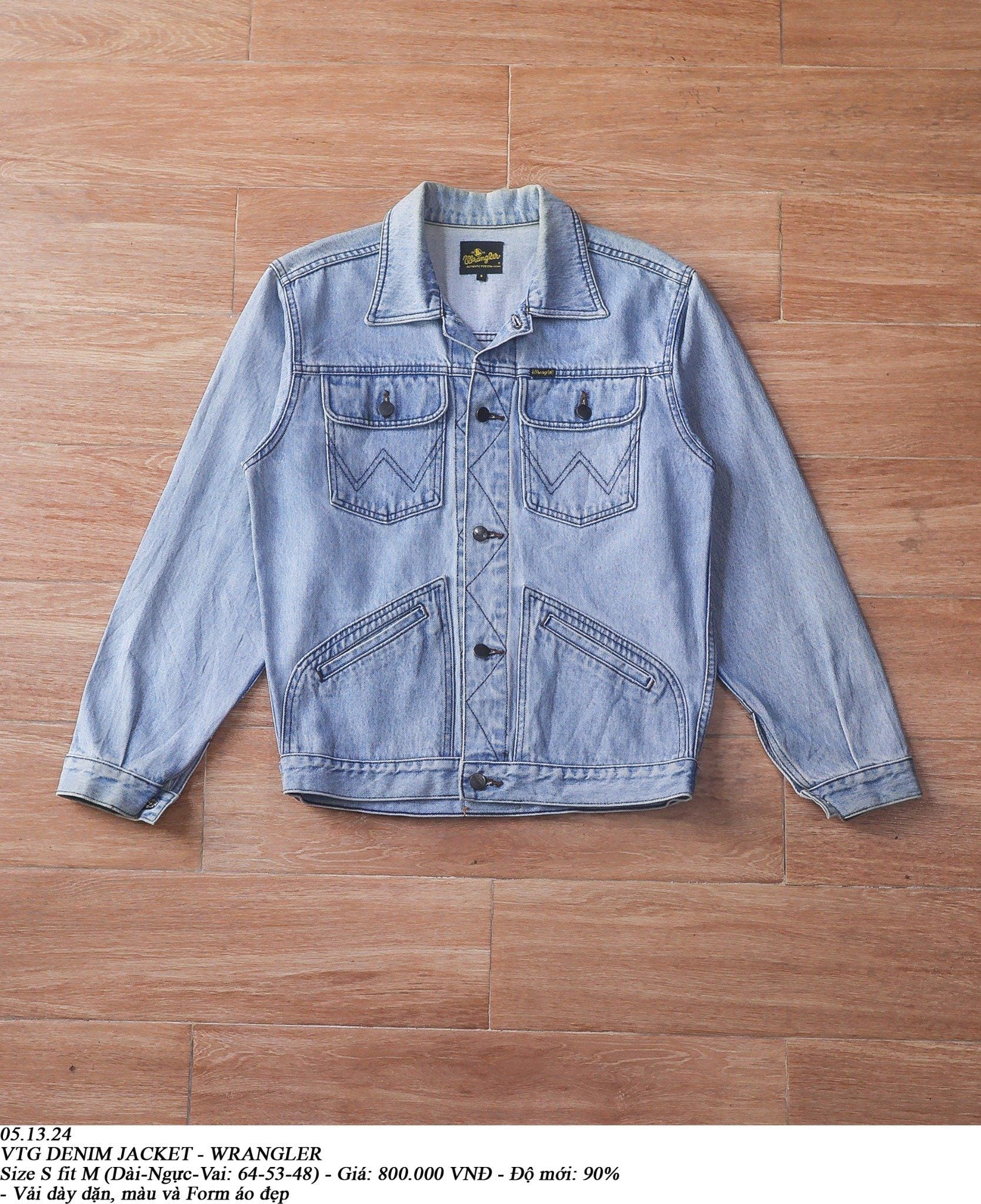  05.13.24 - VTG DENIM JACKET - WRANGLER 
