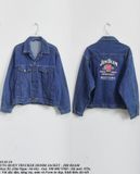  03.03.24 - VTG BOXY TRUCKER DENIM JACKET - JIM BEAM 
