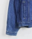 03.03.24 - VTG BOXY TRUCKER DENIM JACKET - JIM BEAM 