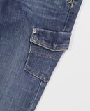  02.17.23 - VTG FLARED DENIM CARGO PANTS - BOBSON 