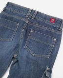 02.17.23 - VTG FLARED DENIM CARGO PANTS - BOBSON 