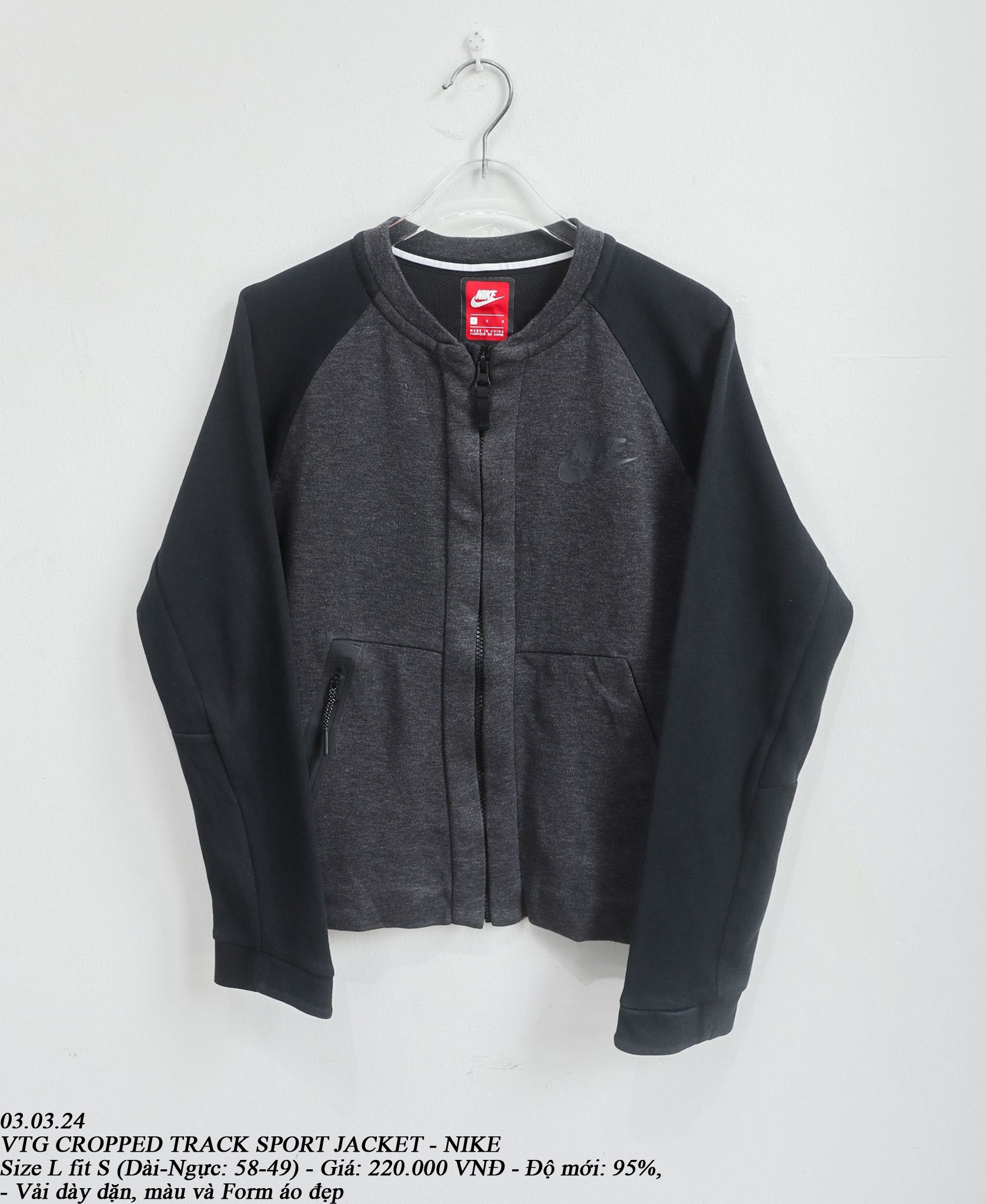  03.03.24 - VTG CROPPED TRACK SPORT JACKET - NIKE 