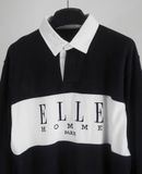  08.15.23 - VTG LONGSLEEVE POLO SHIRT - ELLE HOMME PARIS 