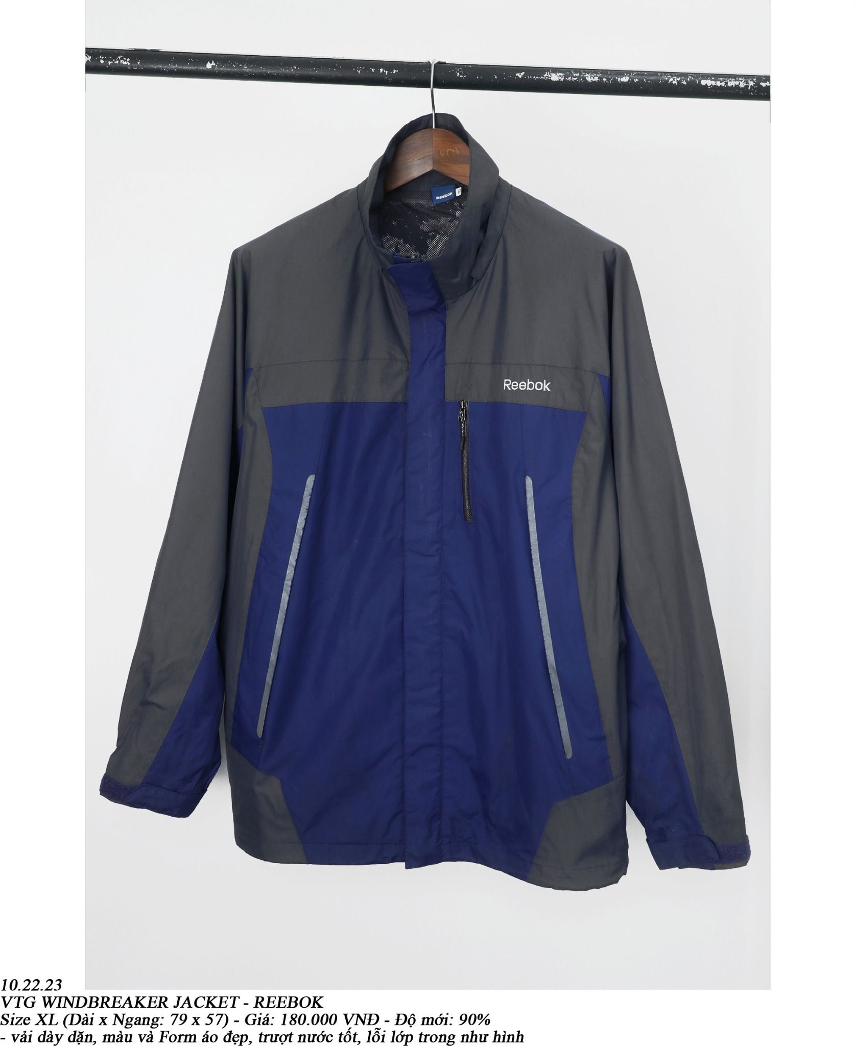  10.23.23 - VTG WINDBREAKER JACKET - REEBOK 