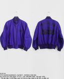  03.03.24 - VTG SATIN BASEBALL JACKET -DONNA UNO 90s 