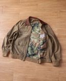  05.19.24 - VTG MILITARY BLOUSON JACKET - RED BIG PROJECT 
