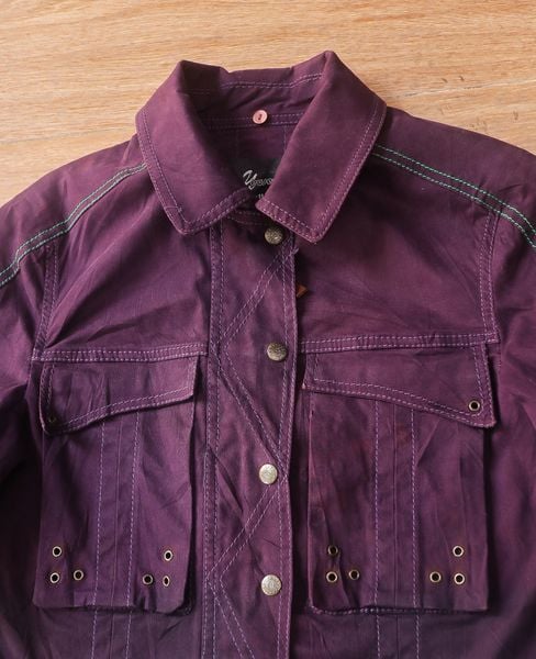  05.19.24 - VTG CROPPED DENIM BLOUSON JACKET - YEUSEN 