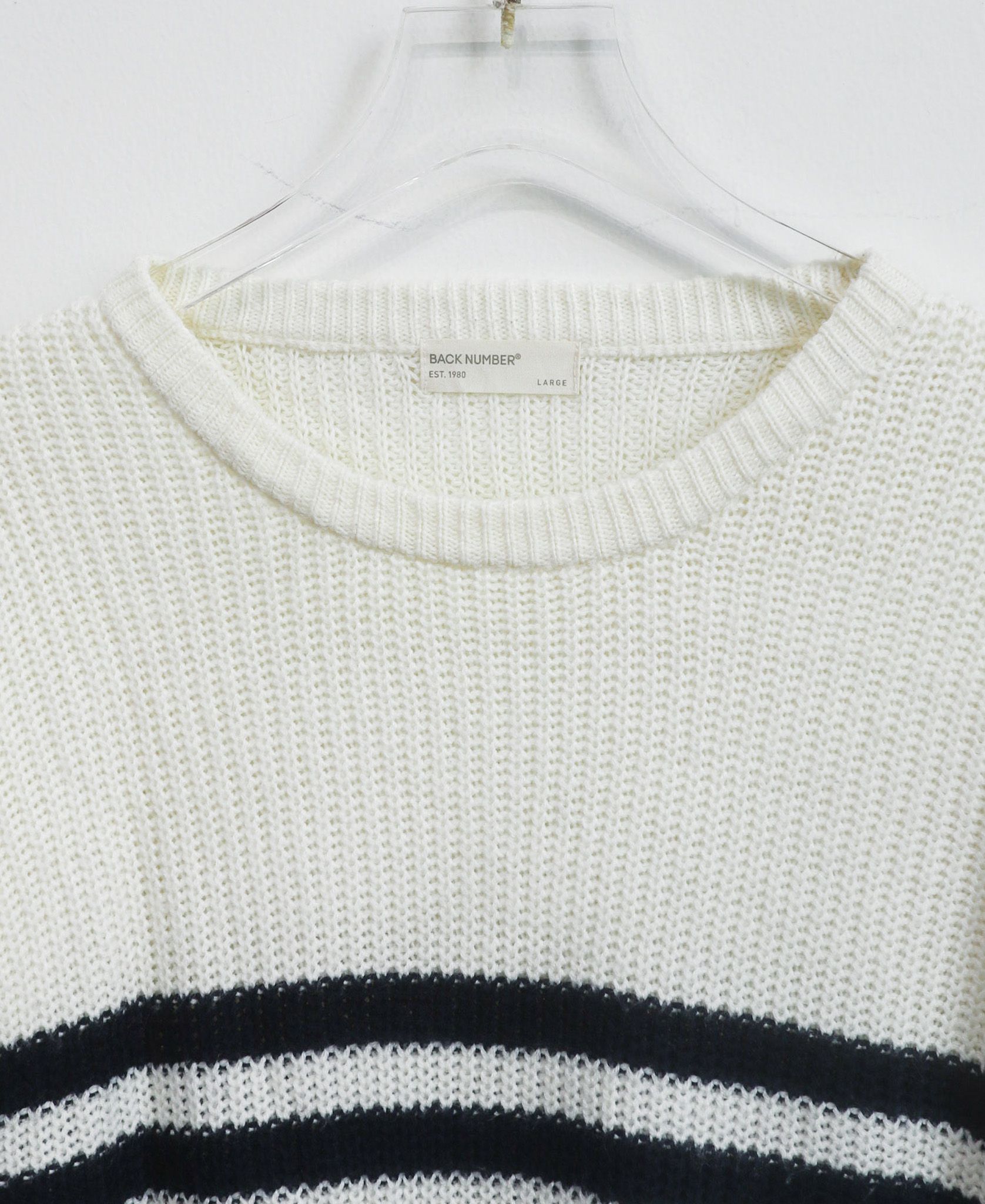  11.16.23 - VTG KNIT SWEATSHIRT - BACK NUMBER 