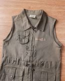  05.19.24 - VTG TWILL SLEEVELESS JACKET - DANCHINAL 