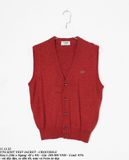  11.13.22 - VTG KNIT VEST JACKET - CROCODILE 