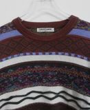  11.16.23 - VTG KNIT SWEATSHIRT - GREEN HAWK 