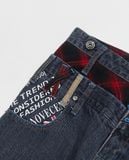 02.21.23 - VTG DOUBLE WAISTED DENIM PANTS - BARCEDOS 