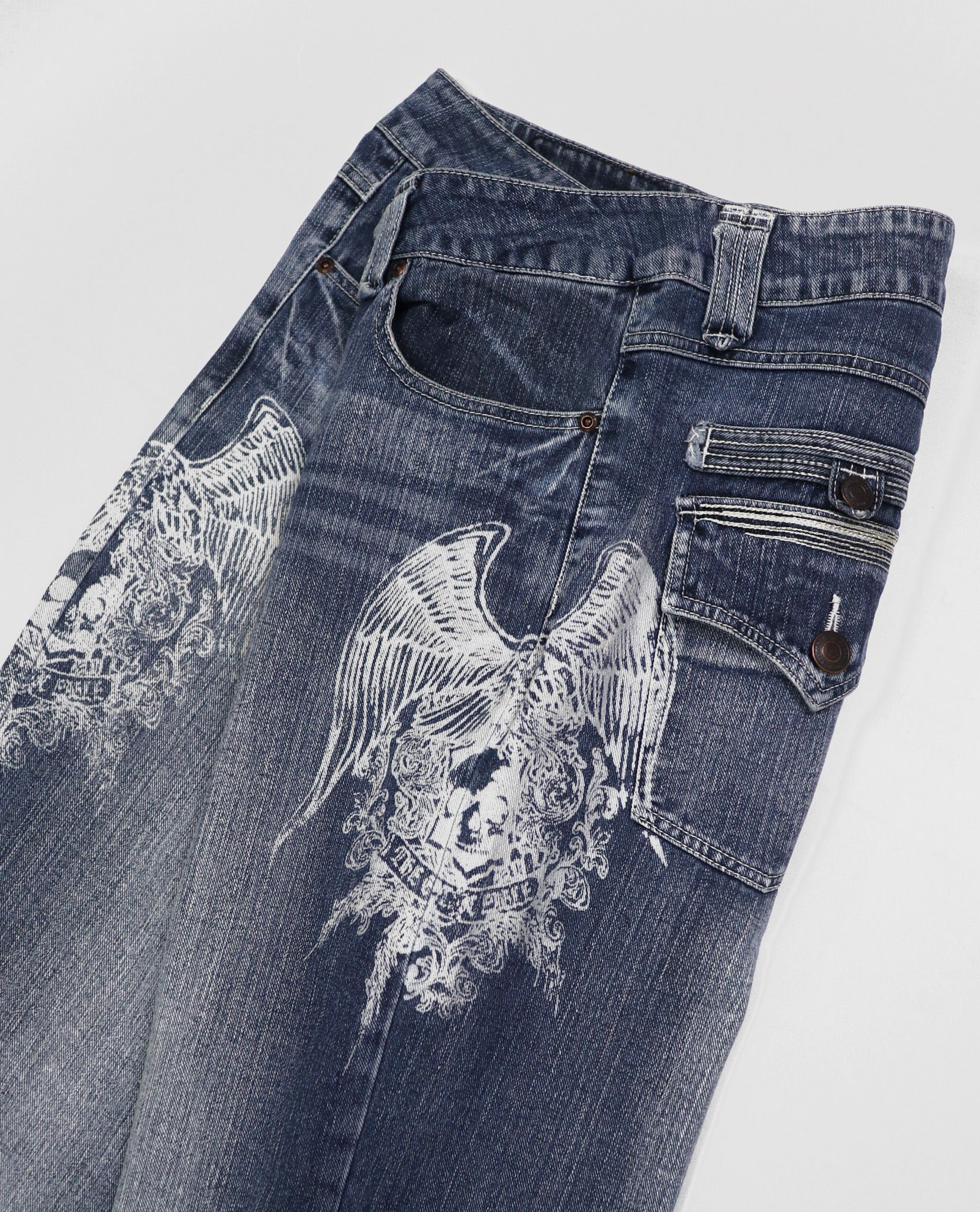 Pleasures - Special Printed Denim Pants | HBX - Globally Curated Fashion  and Lifestyle by Hypebeast