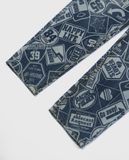  02.22.23 - VTG AOP DENIM PANTS - OAHU NORTHSHORE 