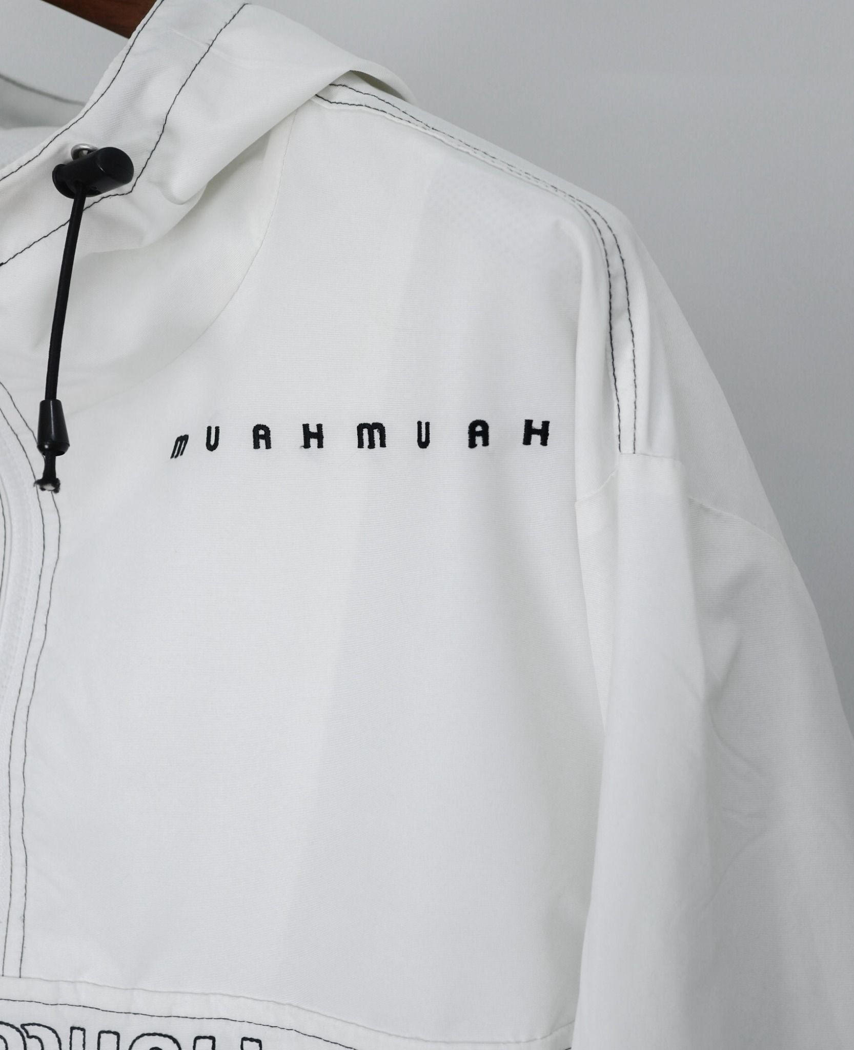  03.17.24 - VTG QUARTER ZIP WINDBREAKER JACKET - MUAH MUAH 