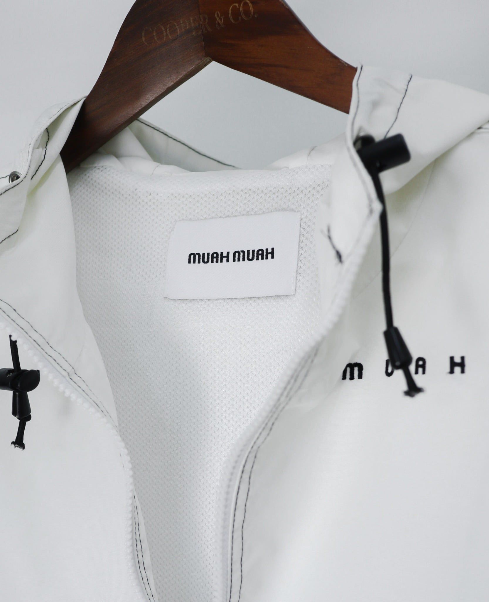  03.17.24 - VTG QUARTER ZIP WINDBREAKER JACKET - MUAH MUAH 