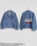  11.12.23 - VTG CROPPED DENIM JACKET - POPPINS BY DISNEY 