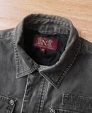  05.23.24 - VTG DENIM ZIP SHIRT JACKET - NET YOUNG MAN TRENDY 