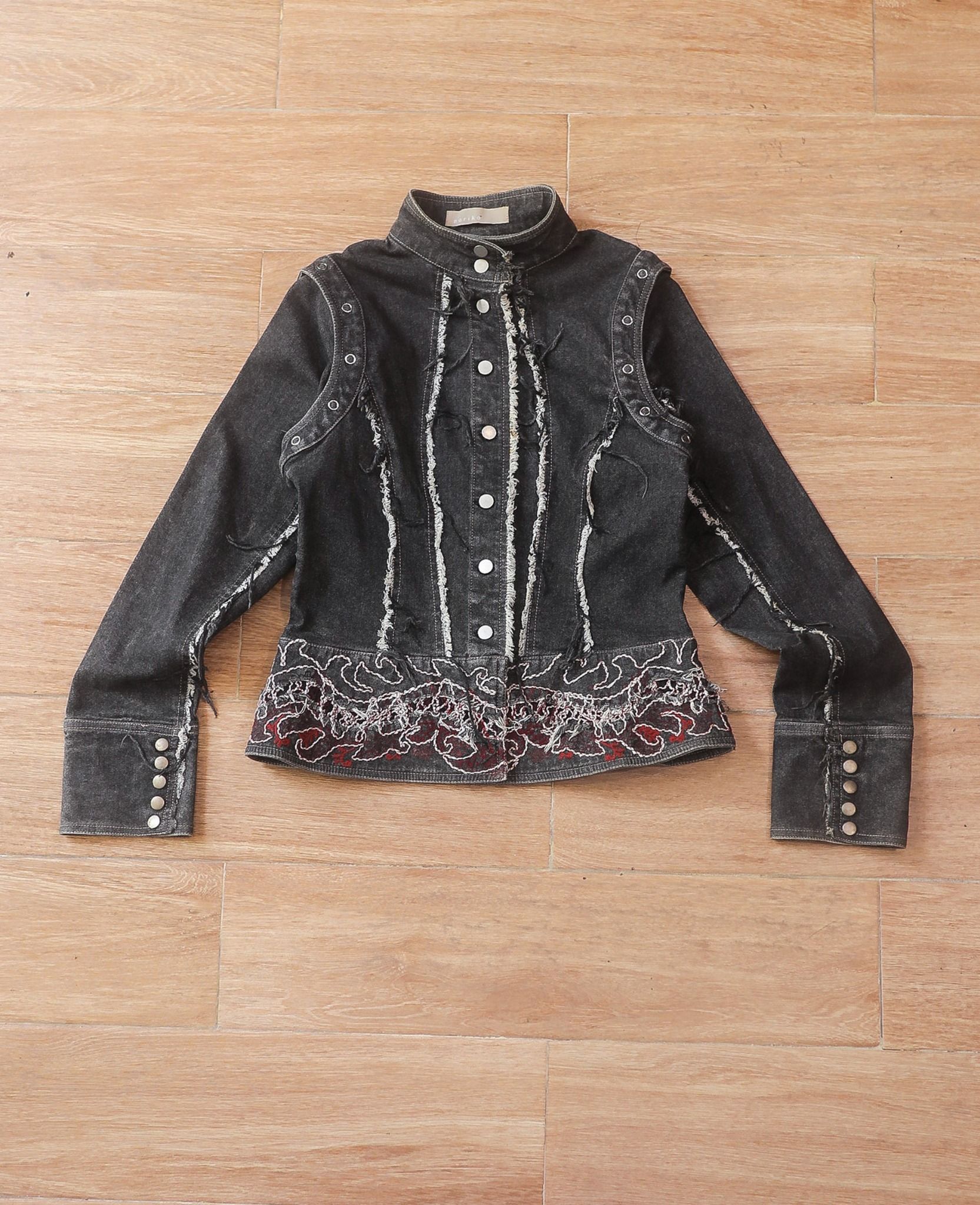  05.23.24 - VTG CROPPED DENIM JACKET - NORIKO JAPAN 