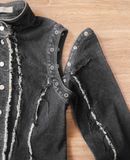  05.23.24 - VTG CROPPED DENIM JACKET - NORIKO JAPAN 