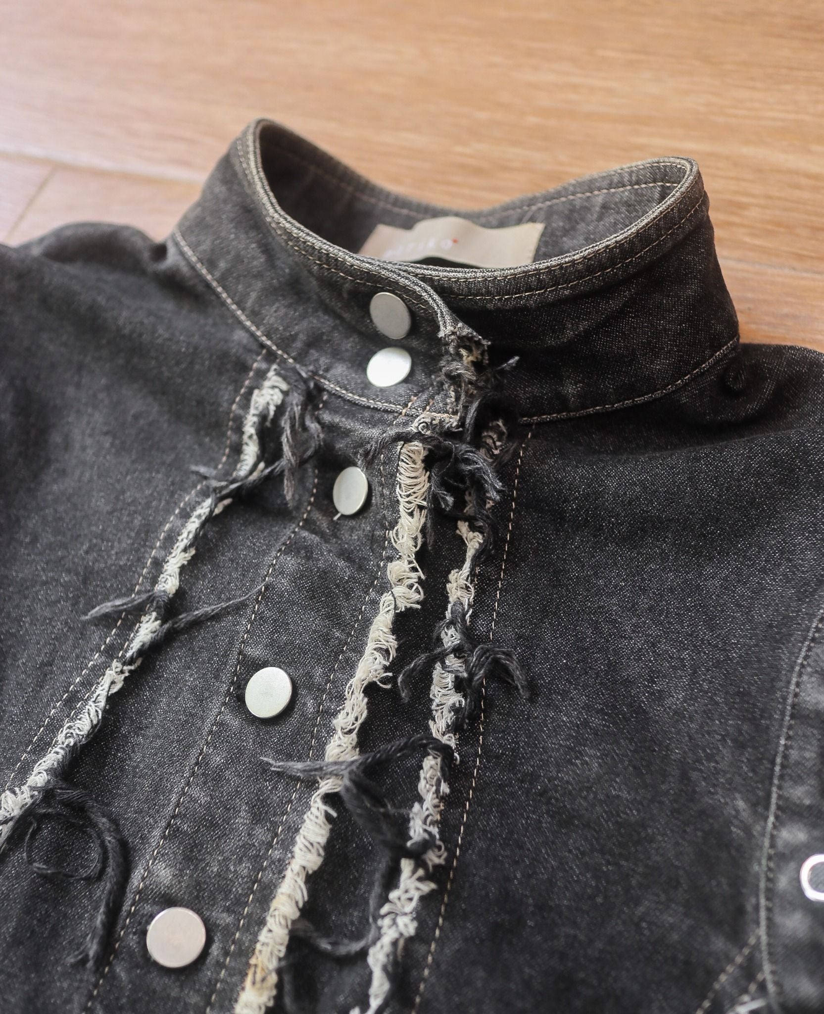  05.23.24 - VTG CROPPED DENIM JACKET - NORIKO JAPAN 