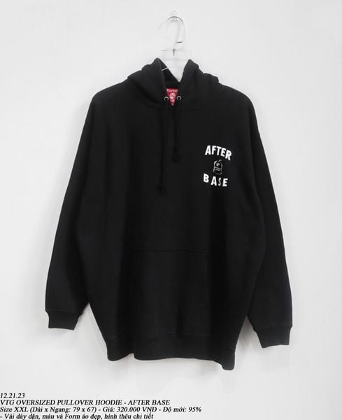  12.21.23 - VTG OVERSIZED PULLOVER HOODIE - AFTER BASE 