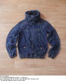  05.23.24 - VTG DENIM BOMBER JACKET - CHIP CLIP 
