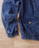  05.23.24 - VTG DENIM BOMBER JACKET - CHIP CLIP 