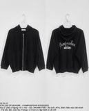  12.21.23 - VTG ZIP UP HOODIE - COMPOSITION by KENZO 