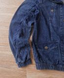  05.23.24 - VTG DENIM BOMBER JACKET - CHIP CLIP 