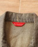  05.23.24 - VTG FUR TRIM CROPPED DENIM JACKET - KOJI TACHIYAMA 