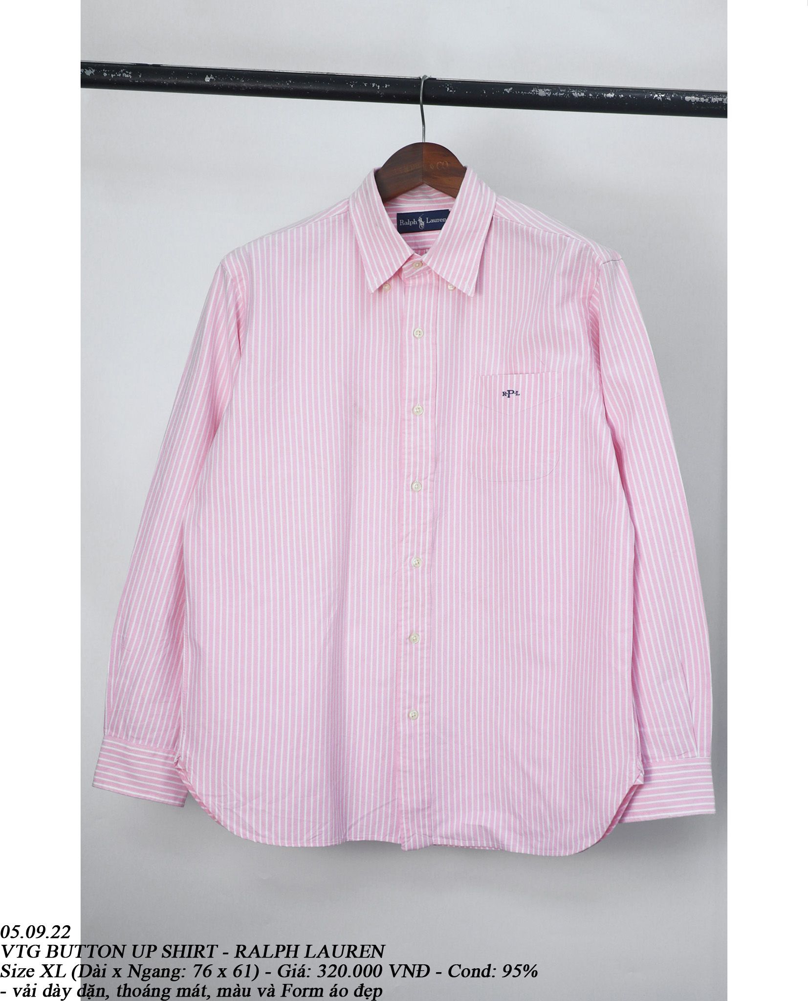  05.09.23 - VTG BUTTON UP SHIRT - RALPH LAUREN 