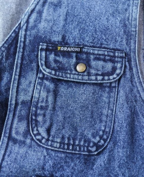  05.24.24 - VTG VEST WORK HEAVY DENIM JACKET - TORAICHI 