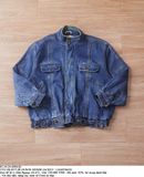  05.24.24 - VTG HEAVY BLOUSON DENIM JACKET - LIGHTMAN 