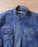 05.24.24 - VTG HEAVY BLOUSON DENIM JACKET - LIGHTMAN 