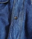  05.24.24 - VTG HEAVY BLOUSON DENIM JACKET - LIGHTMAN 