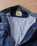  05.24.24 - VTG HEAVY BLOUSON DENIM JACKET - LIGHTMAN 