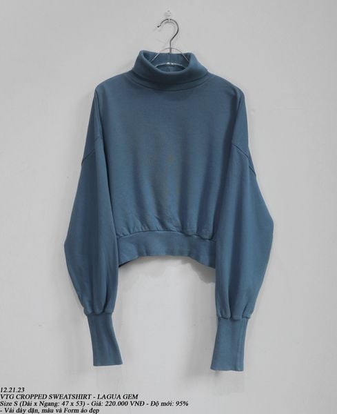  12.21.23 - VTG CROPPED SWEATSHIRT - LAGUA GEM 