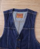 05.24.24 - VTG WAISTCOAT DENIM JACKET - BIG-JOHN 