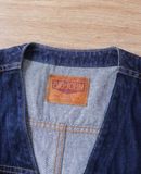  05.24.24 - VTG WAISTCOAT DENIM JACKET - BIG-JOHN 