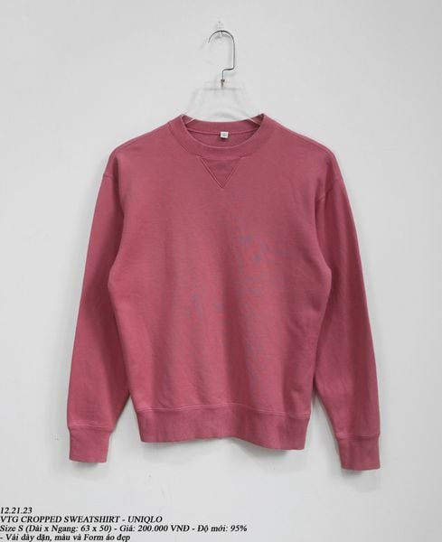  12.21.23 - VTG SWEATSHIRT - UNIQLO 