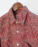  05.09.23 - VTG BUTTON UP SHIRT - ROSE POP 