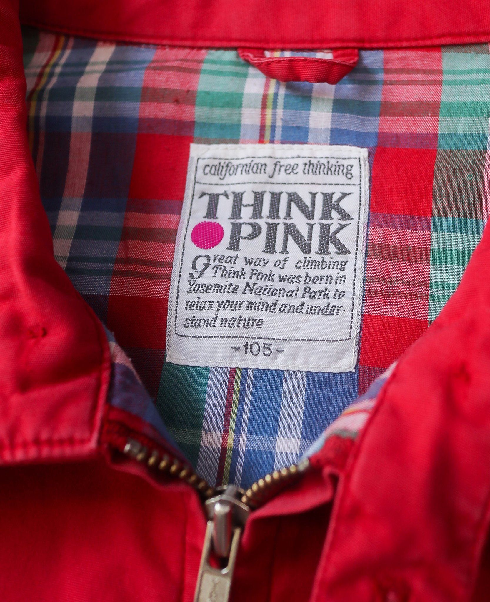  05.26.24 - VTG COTTON BLOUSON JACKET - THINK PINK 